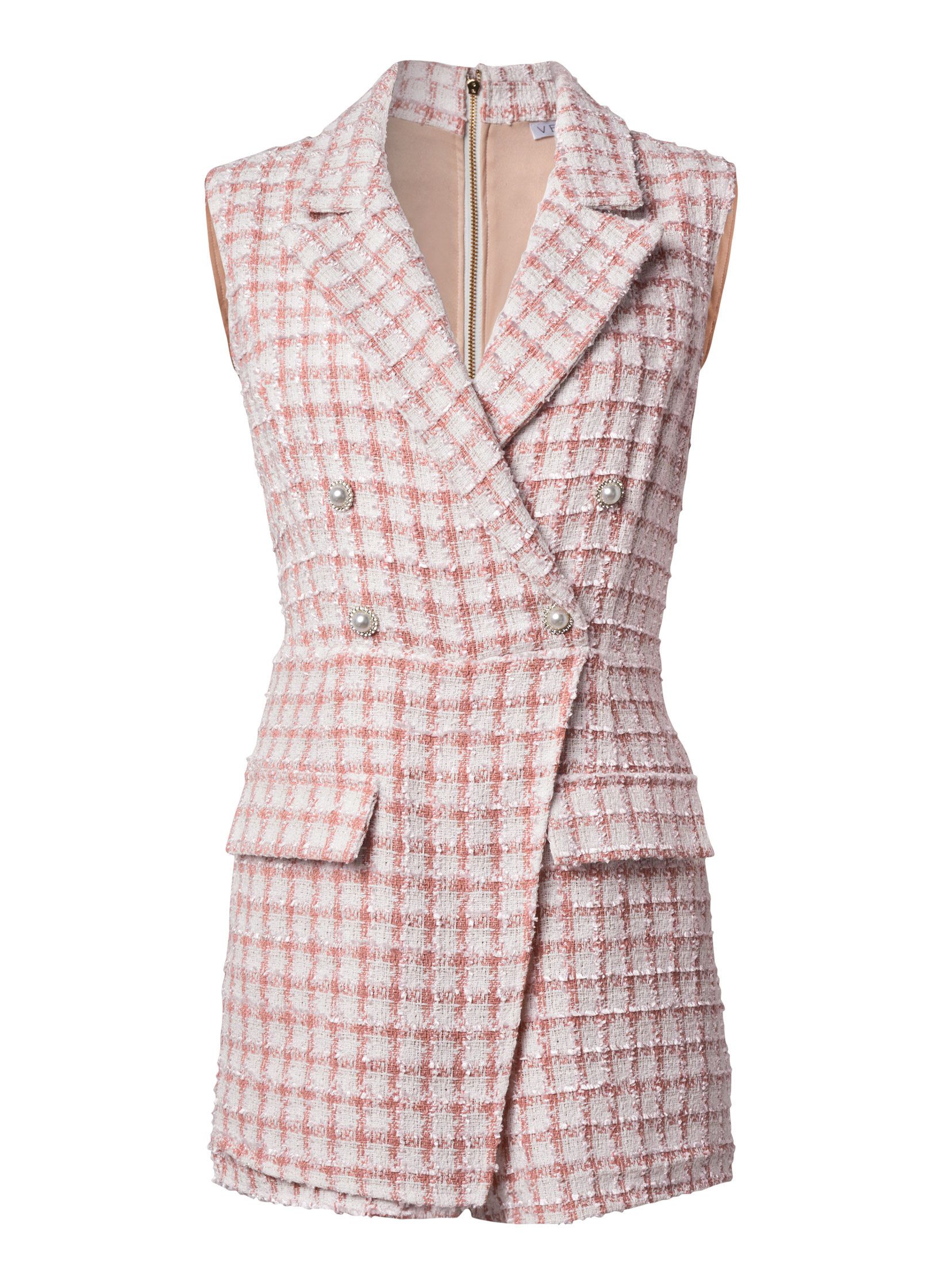 TWEED BLAZER ROMPER