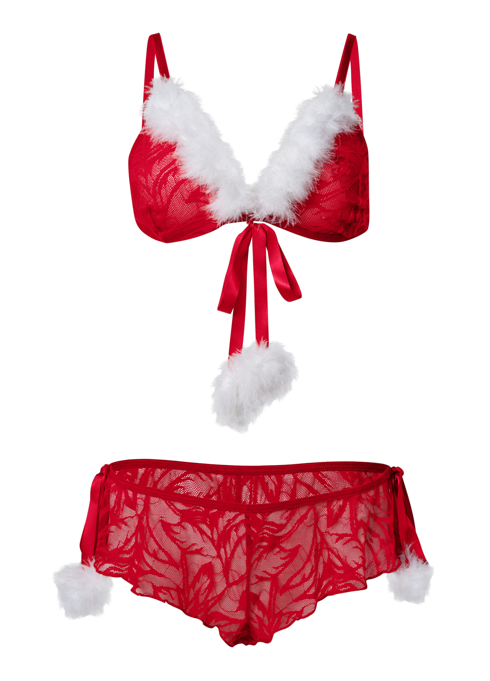 santa bra set