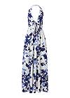 Ghost with background  view Plunging Halter Maxi Dress