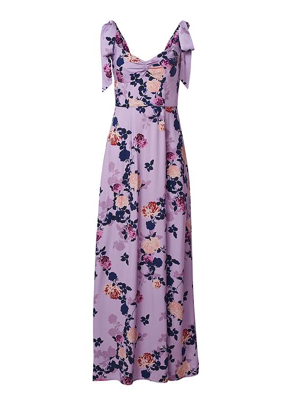 Ghost with background  view Floral Print Maxi Dress