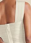 Detail back view Cross-Neck Bandage Dress