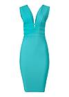 Ghost with background  view Plunge Cutout Bandage Dress