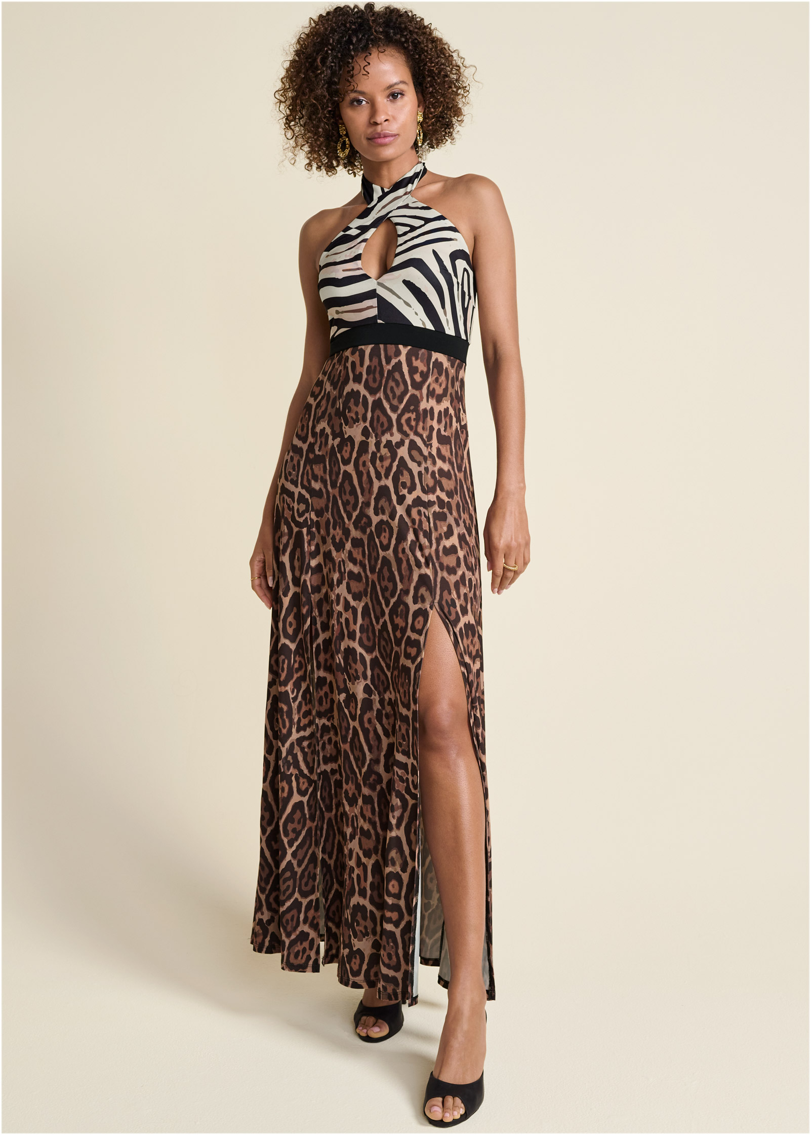 Venus leopard hotsell print dress