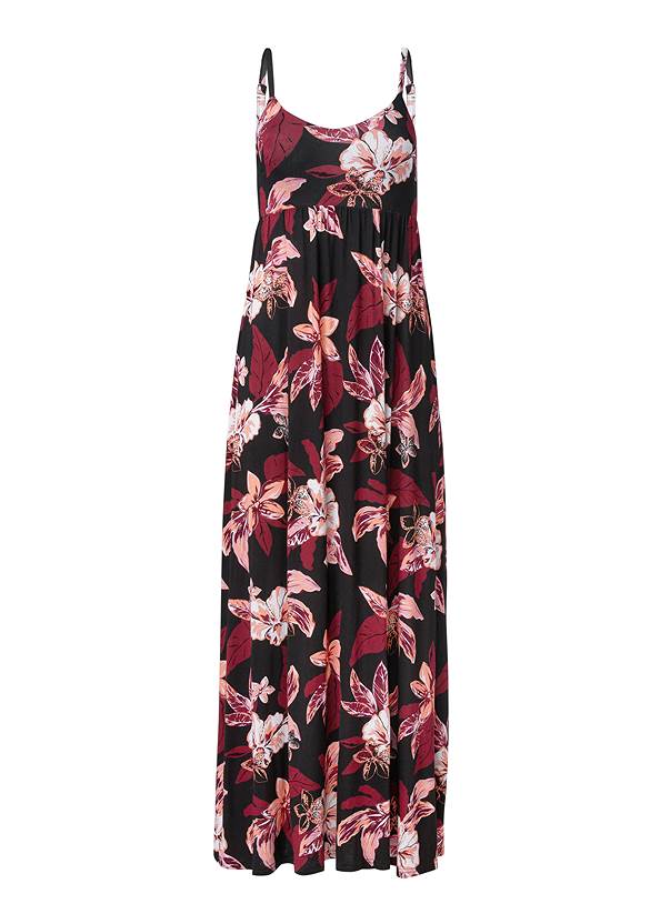 Alternate View Abstract Floral Maxi Dress