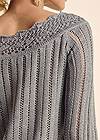 Alternate View Crochet Detail Sweater