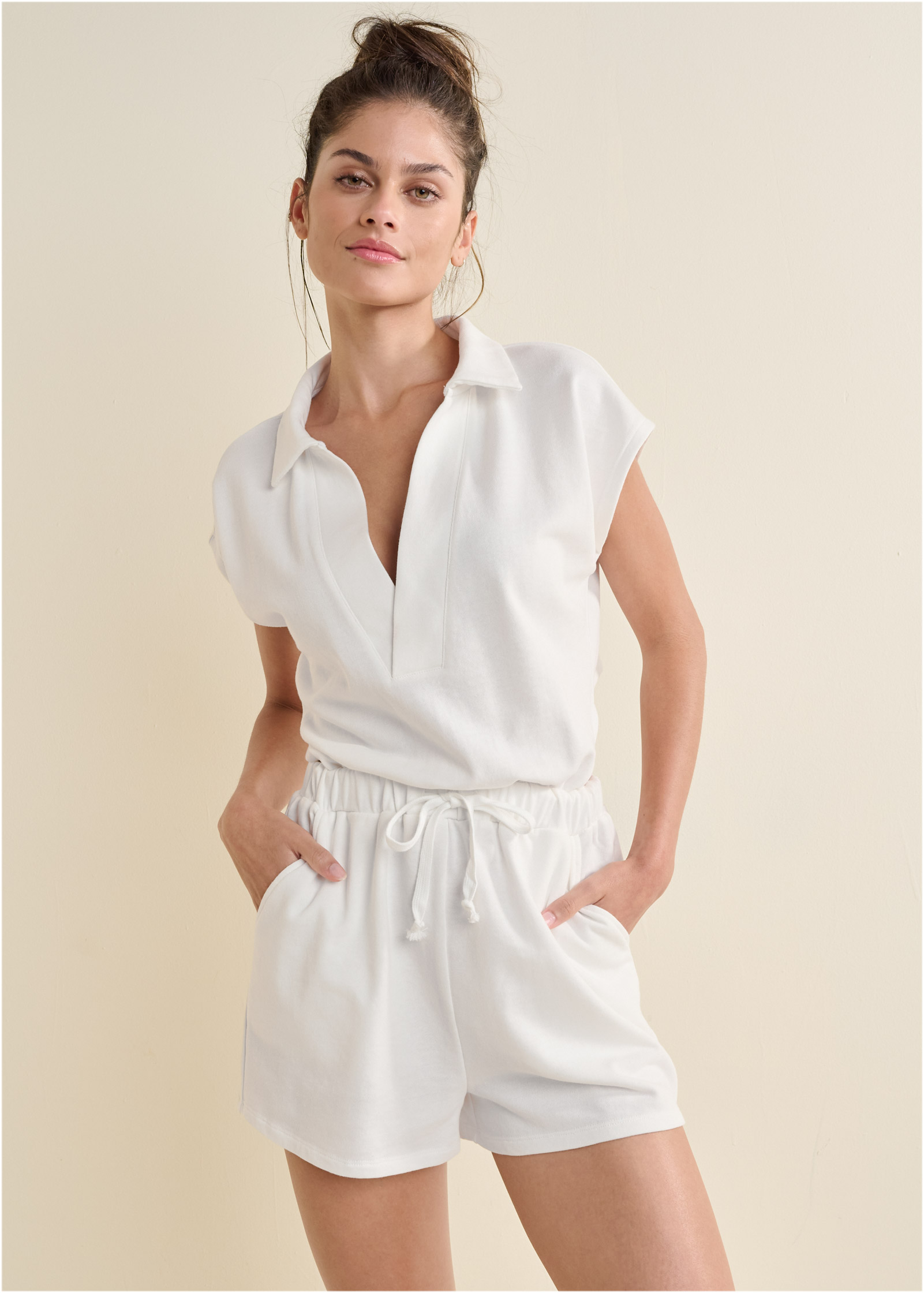 Venus white hot sale romper