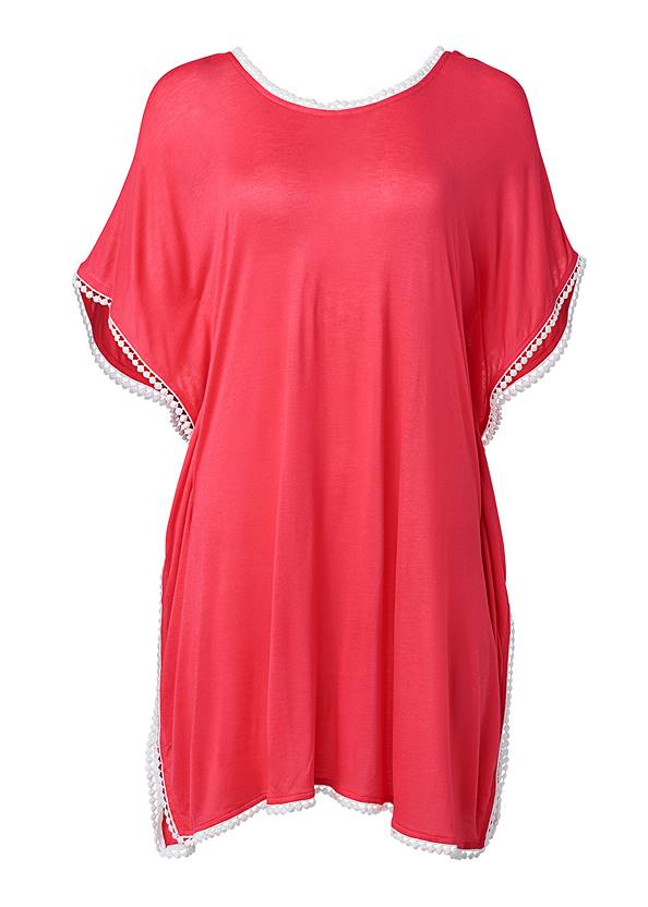 Ghost with background  view Summer Ease Tunic Cover-Up