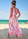 Back View Maxi Cover-Up Dress