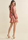 Full back view Side Cut Out Romper