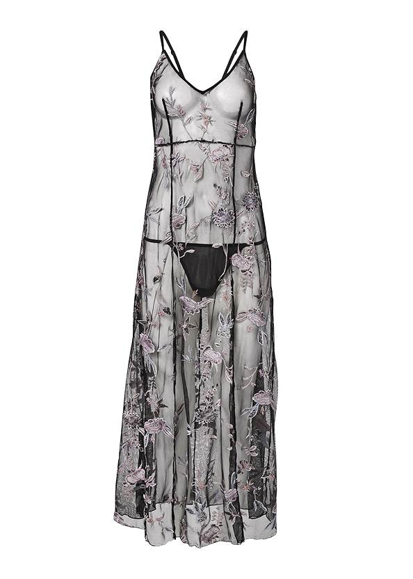 Ghost with background  view Luxe Embroidered Maxi