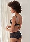 Cropped back view Open Gusset Boyshort
