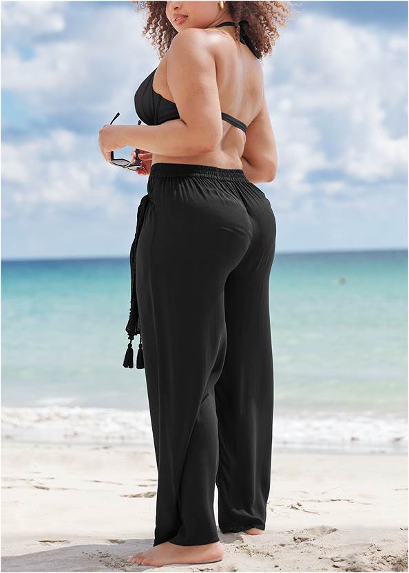 Back View Wrap Cover-Up Pants