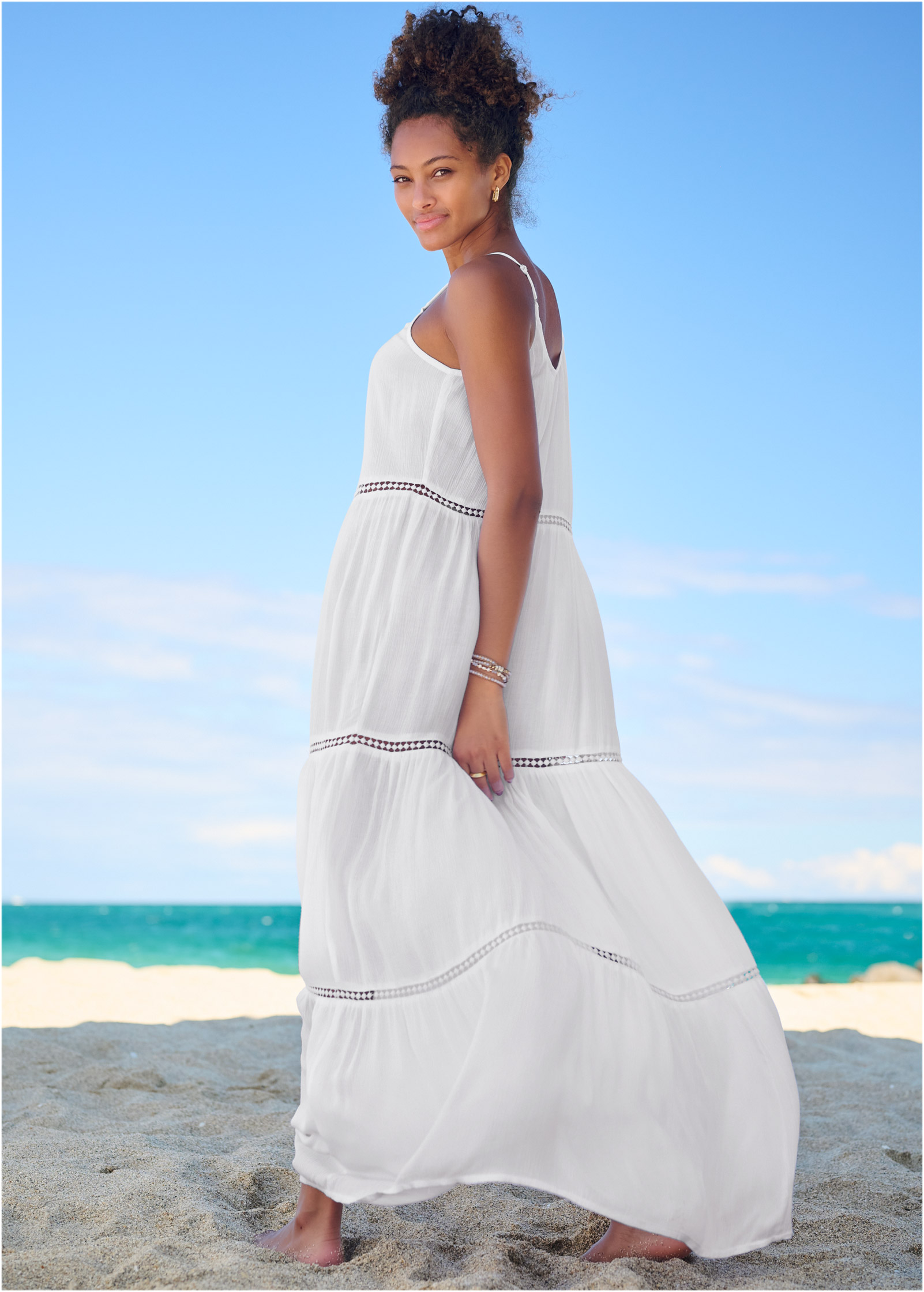 Venus white hot sale maxi dress