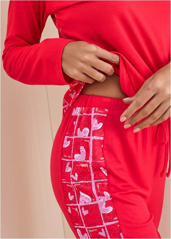 Detail  view Long Sleeve Pajama Set