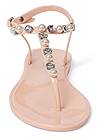 Shoe series front view Pearl T-Strap Sandals