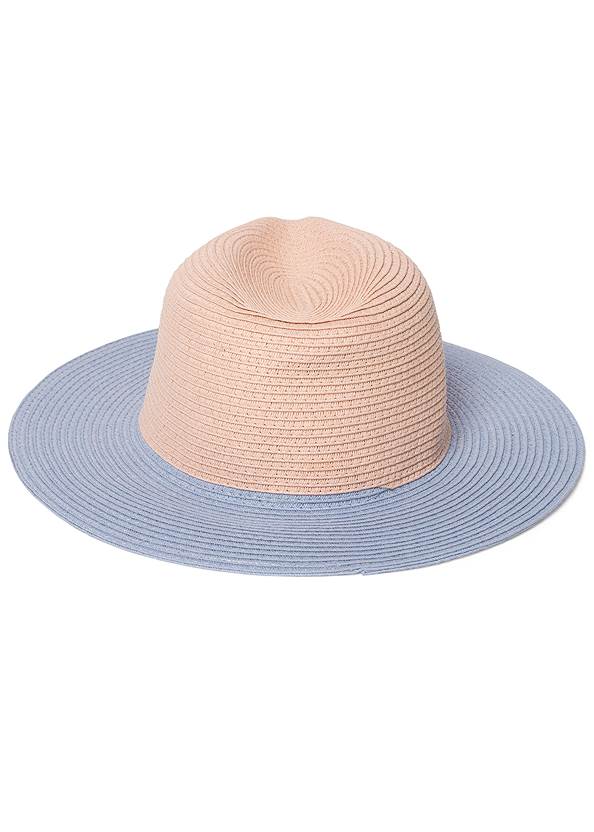 Detail  view Color-Block Straw Hat