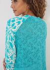 Detail back view Lace Back Pajama Top