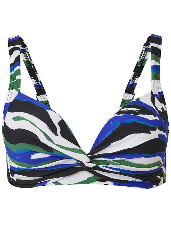 Ghost with background  view Twist Front Bikini Top