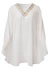 Ghost with background  view Embellished Tunic Cover-Up