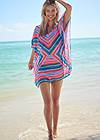 Full Front View Kaftan Tunic Cover-Up