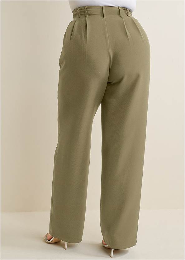 Alternate View High-Rise Wide-Leg Trousers