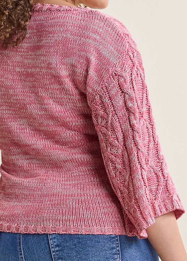Alternate View Cable Knit Pullover Sweater