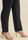 Alternate View High-Rise Straight Trousers