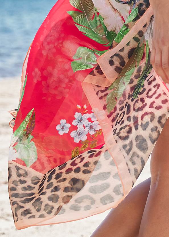 Detail back view Pareo Swim Cover-Up