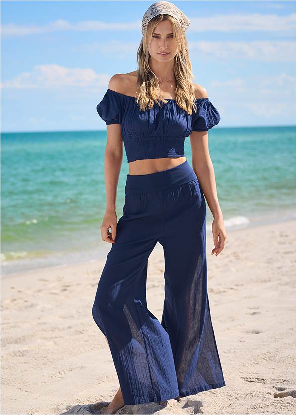 Off-The-Shoulder Cover-Up Top,Slit Cover-Up Pants,Sharkbite Cover-Up Skirt,Marilyn Underwire Push-Up Halter Top,Classic Hipster Mid-Rise Bottom,Goddess Enhancer Push-Up Top,Full Coverage Mid-Rise Hipster Bikini Bottom,Natural Belted One-Piece,Triangle Hem Jeans