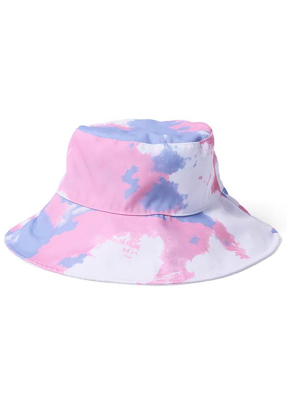 Flatshot  view Tie-Dye Floppy Bucket Hat
