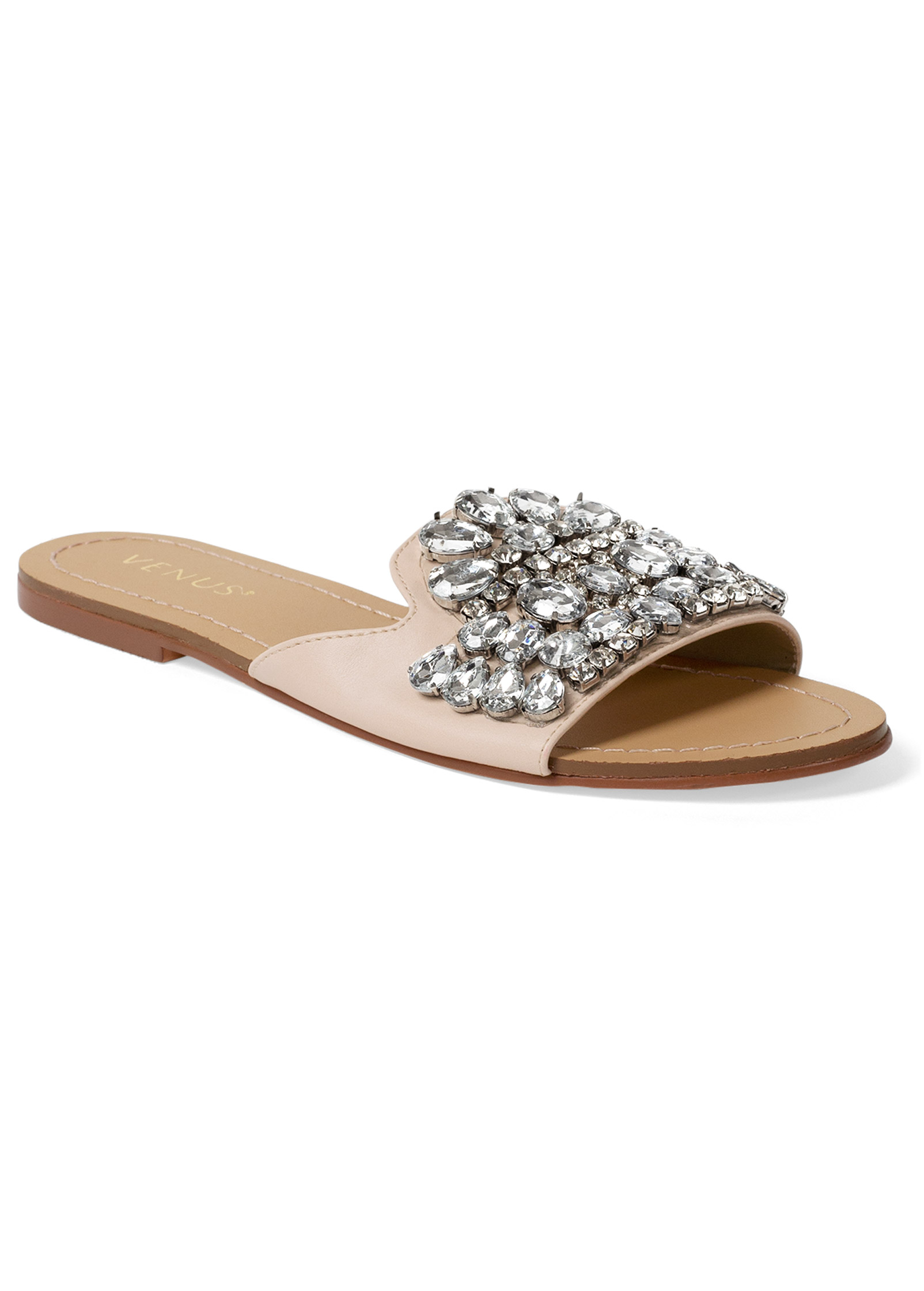 Rhinestone slide hot sale on sandals