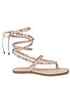 Shoe series side view Pearl Gladiator Sandals