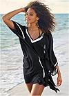 Front View  Sequin Tunic Cover-Up