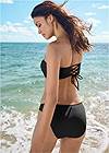 Back View Strappy Bandeau Top