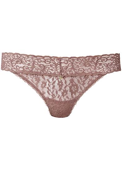 Pearl By Venus® Allover Lace Thong 3 Pack