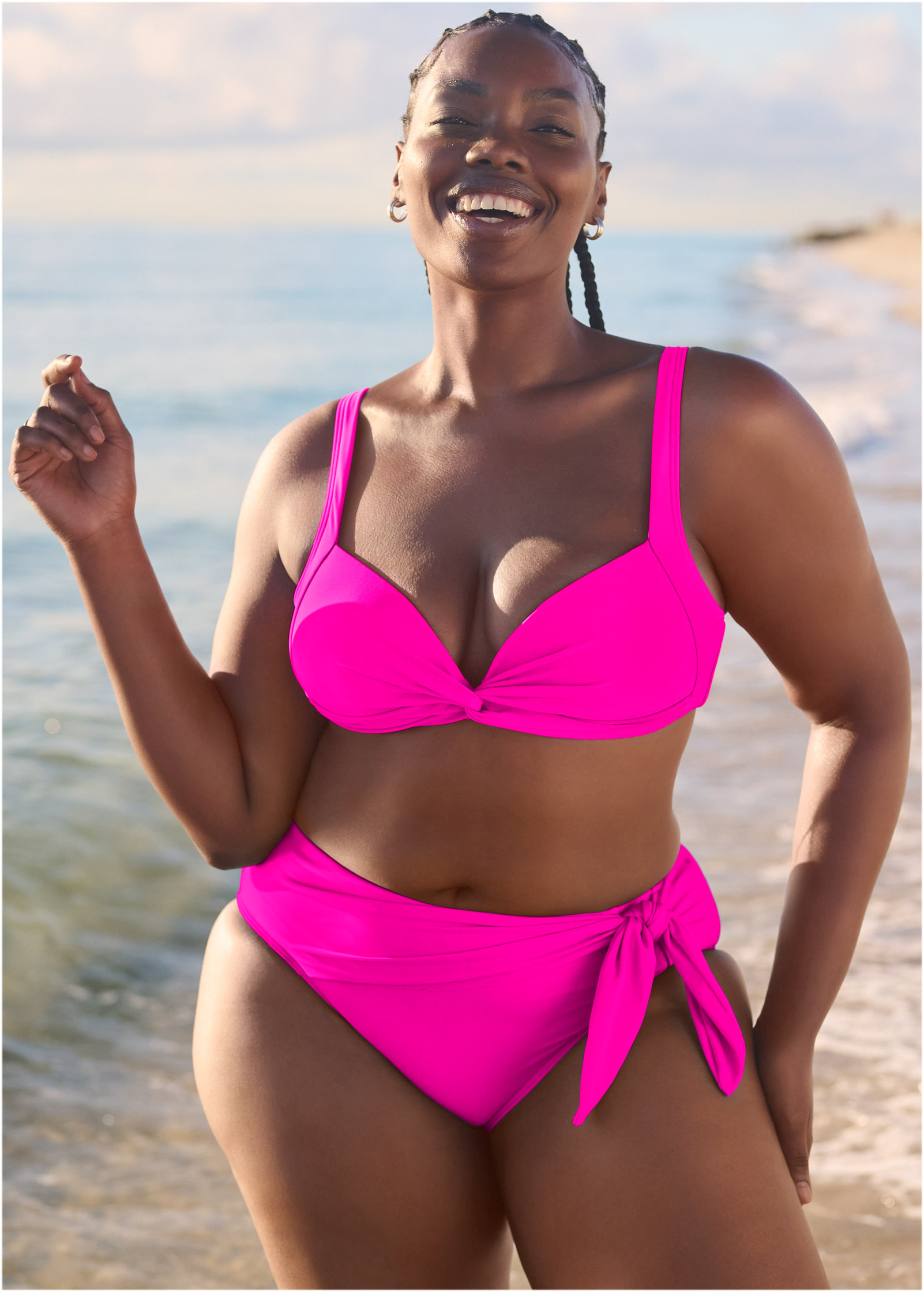 Plus Size Sporty Bikini Tops VENUS