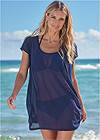 Full front view Relaxed Tunic Cover-Up