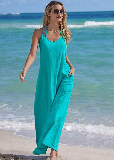 Plus Size Pack-And-Go Cover-Up Dress