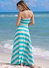 Full back view Maxi Beach Cover-Up Dress