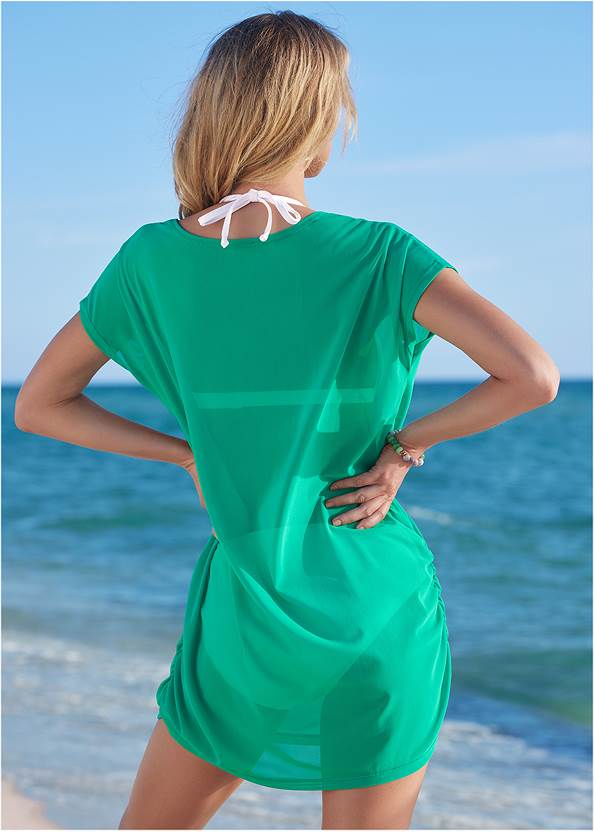 Full back view Relaxed Tunic Cover-Up