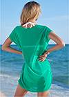 Back View Relaxed Tunic Cover-Up