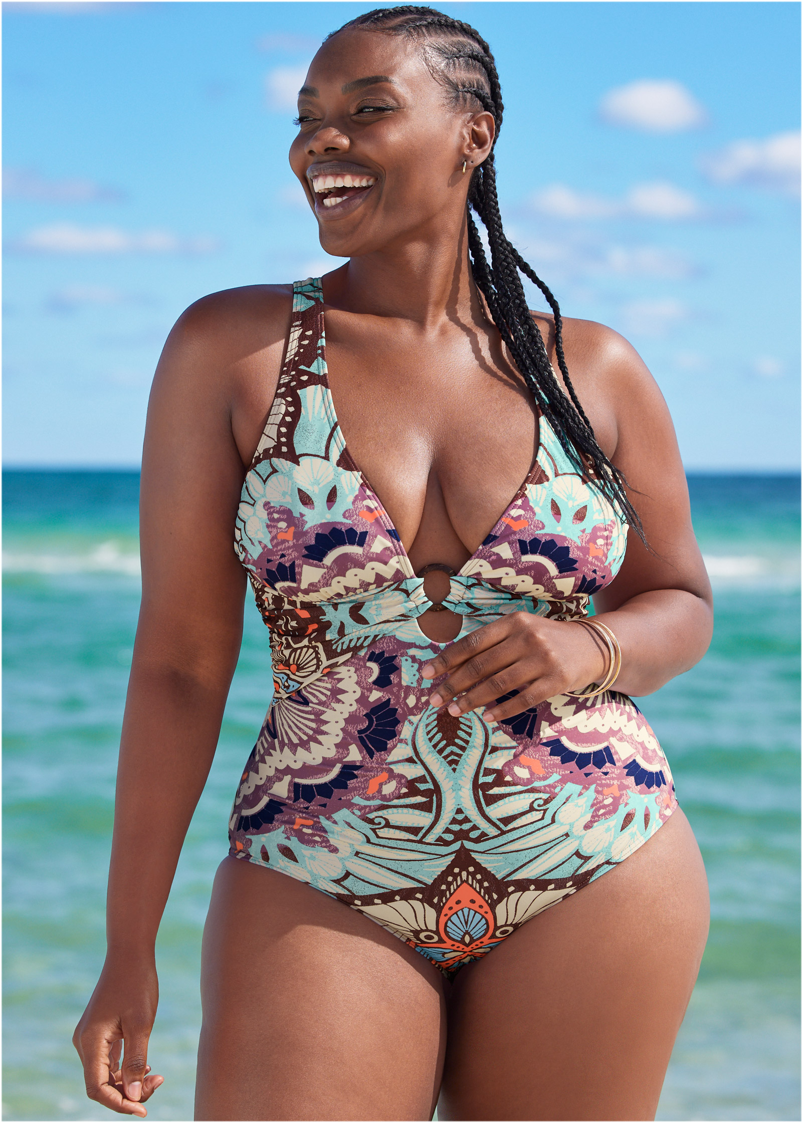 Plus size clearance swimwear sale clearance