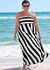 Front View Maxi Beach Cover-Up Dress
