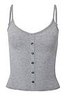 Alternate View Ribbed Button Detail Cami