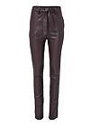Alternate View Belted Faux-Leather Pants