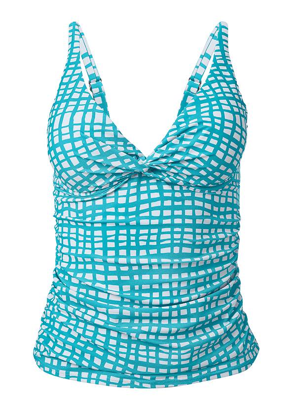 Ghost with background  view Twist Underwire Tankini Top