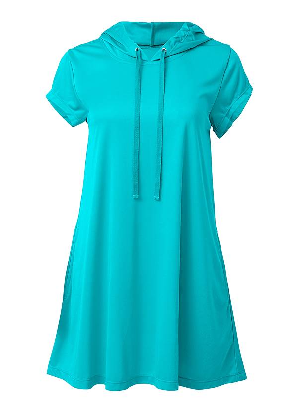 Alternate View Hoodie Cover-Up Dress