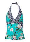 Ghost with background  view Bohemian Tankini Top