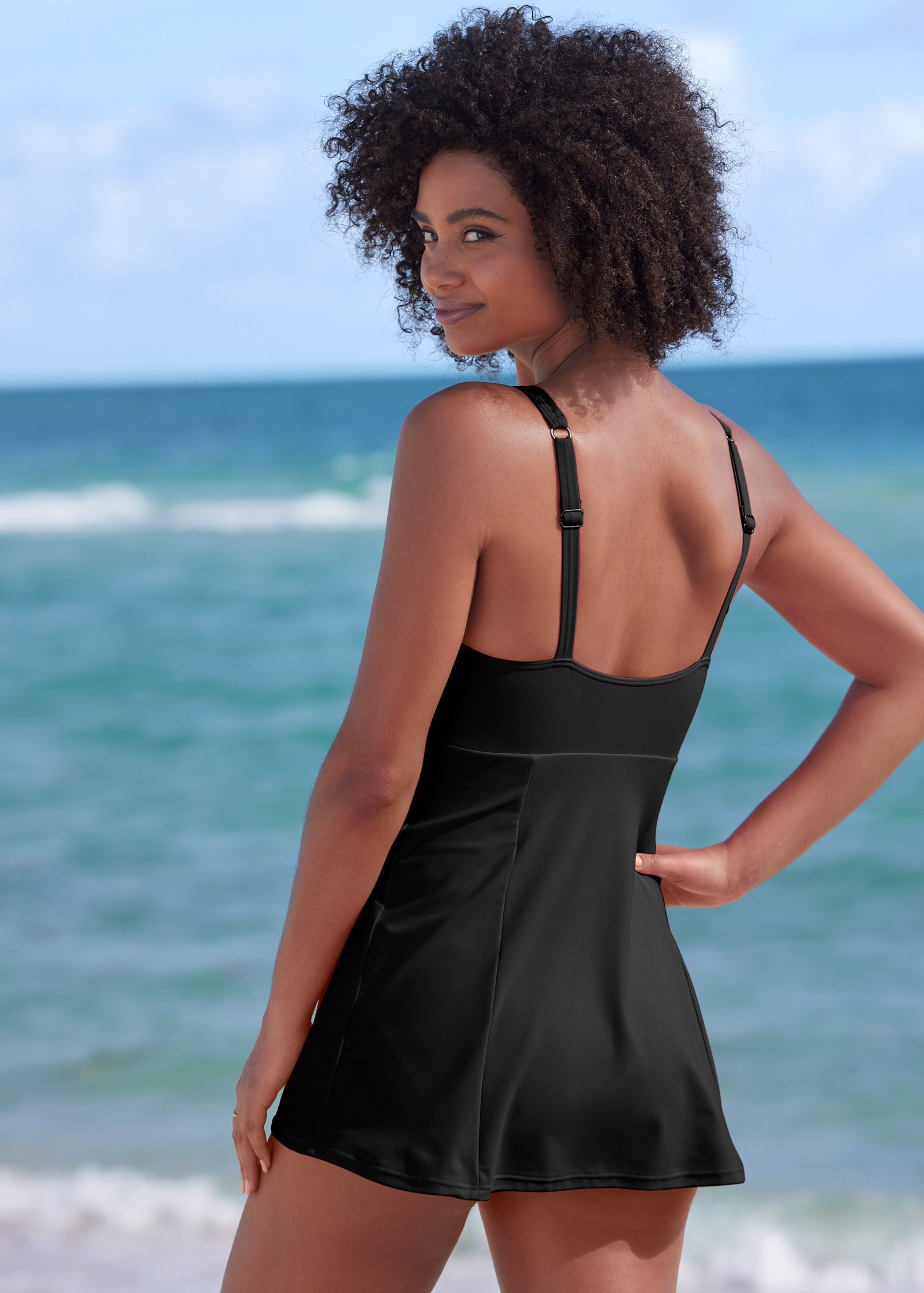 Flared swim clearance dress