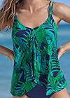 Detail front view Flowy Tankini Top